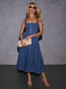 Milan Kiss Spijkerjurk donkerblauw/blauw
