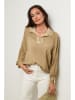 Le Monde du Lin Bluse in Beige