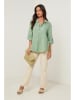 Le Monde du Lin Linnen blouse groen