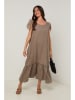 Le Monde du Lin Leinen-Kleid in Taupe