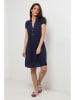 Le Monde du Lin Leinen-Kleid in Dunkelblau