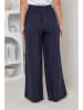 Le Monde du Lin Linnen broek donkerblauw