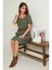 Le Monde du Lin Leinen-Kleid in Oliv
