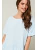 Le Monde du Lin Linnen blouse lichtblauw