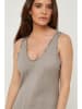Le Monde du Lin Leinen-Kleid in Taupe