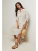 Le Monde du Lin Kleid in Creme