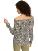 Heine Bluse in Grau/ Braun