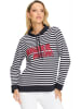 Heine Sweatshirt donkerblauw/wit