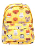 a little lovely company Kinderrugzak "Animal friends" geel - (B)23,5 x (H)30 x (D)10 cm