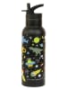 a little lovely company Drinkfles "Galaxy" zwart - 500 ml
