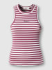 Pepe Jeans Top "Marian" w kolorze różowo-białym