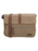 Beagles Leren schoudertas "Brunete" beige - (B)27 x (H)23 x (D)7 cm