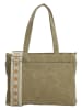 Beagles Shopper "Malaga" in Oliv - (B)31 x (H)24,5 x (T)10 cm