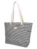 Beagles Shopper "Formentera" crème/zwart - (B)50 x (H)35 x (D)16 cm