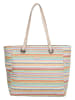 Beagles Shopper bag "Formentera" ze wzorem - 50 x 35 x 16 cm