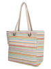 Beagles Shopper bag "Formentera" ze wzorem - 50 x 35 x 16 cm