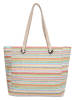 Beagles Shopper bag "Formentera" ze wzorem - 50 x 35 x 16 cm