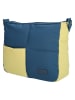 Beagles Umhängetasche "Calvia Duo" in Blau/ Gelb - (B)27 x (H)22 x (T)9,5 cm