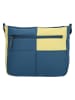 Beagles Umhängetasche "Calvia Duo" in Blau/ Gelb - (B)27 x (H)22 x (T)9,5 cm