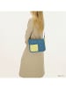 Beagles Schoudertas "Calvia Duo" blauw/geel - (B)27 x (H)22 x (D)9,5 cm