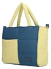 Beagles Handtas "Calvia Duo" blauw/geel - (B)32 x (H)21 x (D)11 cm