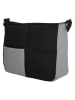 Beagles Schoudertas "Calvia Duo" zwart/lichtblauw - (B)27 x (H)22 x (D)9,5 cm