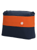 Beagles Schoudertas "Nova" donkerblauw/oranje - (B)18 x (H)14 x (D)6,5 cm
