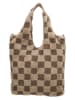 Beagles Shopper "Foz" lichtbruin/beige - (B)33,5 x (H)58 x (D)5 cm