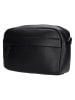 Beagles Leren schoudertas "Tarragona" zwart - (B)21 x (H)13,5 x (D)6 cm