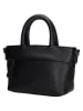 Beagles Leren handtas "Tarragona" zwart - (B)18 x (H)13 x (D)8 cm