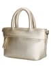 Beagles Skórzana torebka "Tarragona" w kolorze złotym - 18 x 13 x 8 cm