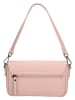 Beagles Leder-Schultertasche "Tarragona" in Rosa - (B)25 x (H)12 x (T)5 cm