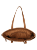 Beagles Skórzany shopper bag "Lourenza" w kolorze jasnobrązowym - 40,5 x 32 x 14,5 cm