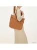 Beagles Skórzany shopper bag "Lourenza" w kolorze jasnobrązowym - 40,5 x 32 x 14,5 cm