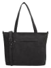 Beagles Leren schoudertas "Cambrils" zwart - (B)40 x (H)29 x (D)10 cm