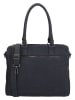 Beagles Leder-Schultertasche "Cambrils" in Dunkelblau - (B)31,5 x (H)25,5 x (T)11 cm