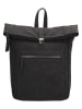 Beagles Leren rugzak "Cambrils" zwart - (B)22 x (H)31,5 x (D)11 cm