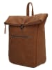 Beagles Leder-Rucksack "Cambrils" in Hellbraun - (B)22 x (H)31,5 x (T)11 cm