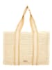 Beagles Shopper bag "Ibiza" w kolorze beżowym - 50 x 37 x 16 cm