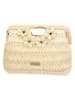 Beagles Umhängetasche "Amalfi" in Beige - (B)29 x (H)28 x (T)10 cm