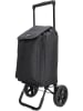 Beagles Boodschappentrolley antraciet - (B)43 x (H)100 x (D)40 cm