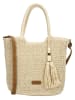 Beagles Henkeltasche "Lanzarote" in Beige - (B)35 x (H)26 x (T)11 cm