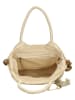 Beagles Henkeltasche "Lanzarote" in Beige - (B)35 x (H)26 x (T)11 cm