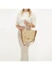 Beagles Henkeltasche "Lanzarote" in Beige - (B)35 x (H)26 x (T)11 cm