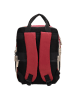 Beagles Rugzak "Bando" rood/beige - (B)22,5 x (H)33 x (D)9 cm
