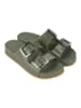 zaxy Pantoletten "Partner III" in Khaki