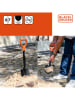 Black & Decker Łopata ogrodowa w kolorze czarno-pomarańczowym