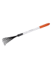 Black & Decker Gartenharke in Schwarz/ Orange