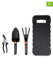 Black & Decker 4-delige set: tuingereedschap zwart