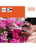 Black & Decker Blumenschere in Schwarz/ Orange